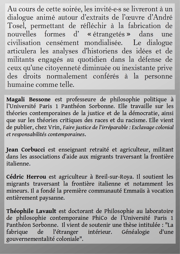 Tiré à part Tosel V